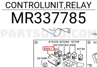 CONTROLUNIT,RELAY MR337785 | Mitsubishi Parts | PartSouq