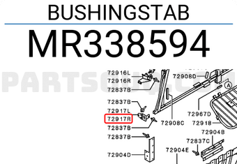 Mitsubishi MR338594 BUSHINGSTAB