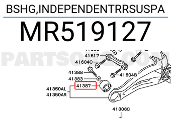 Mitsubishi MR519127 BSHG,INDEPENDENTRRSUSPA