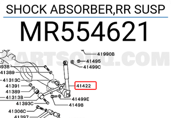 S/ABSORBER RR. MITPAJERO/PININ/MO 343408 | TOP Parts | PartSouq S/ABSORBER RR. MITPAJERO/PININ/MO 343408 | TOP Parts | PartSouq