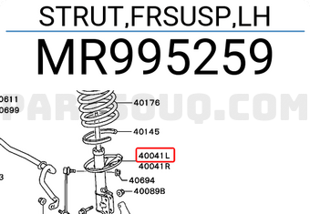 Mitsubishi MR995259 STRUT,FRSUSP,LH