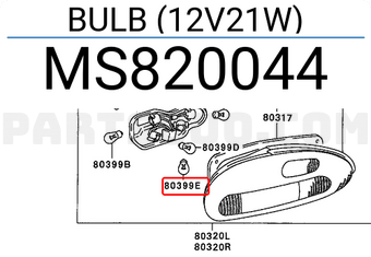 Mitsubishi MS820044 BULB (12V21W)