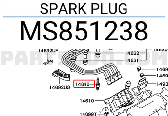 Mitsubishi MS851238 SPARK PLUG