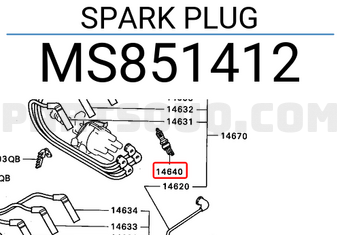 Mitsubishi MS851412 SPARK PLUG