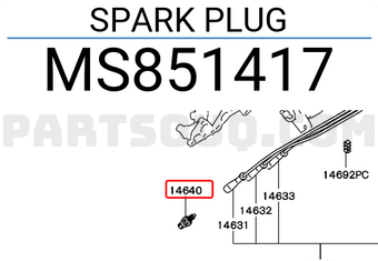 Mitsubishi MS851417 SPARK PLUG