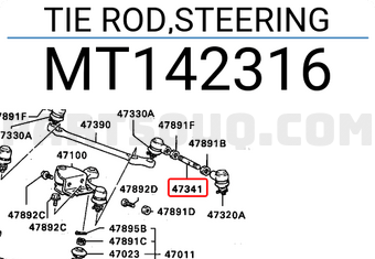 Mitsubishi MT142316 TIE ROD,STEERING
