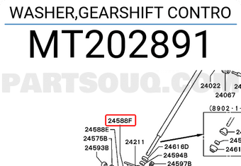 Mitsubishi MT202891 WASHER,GEARSHIFT CONTRO