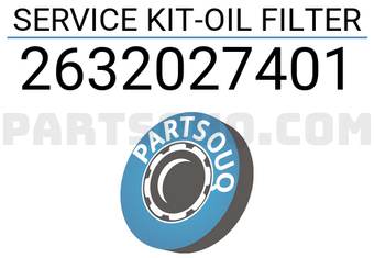 Mobis 2632027401 SERVICE KIT-OIL FILTER