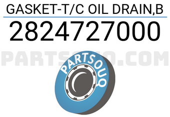 Mobis 2824727000 GASKET-T/C OIL DRAIN,B