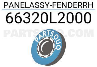 Mobis 66320L2000 PANELASSY-FENDERRH