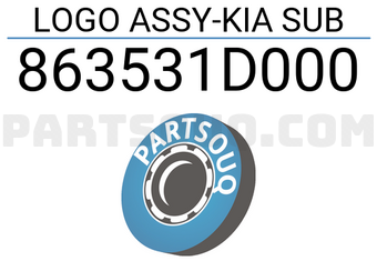 Mobis 863531D000 LOGO ASSY-KIA SUB