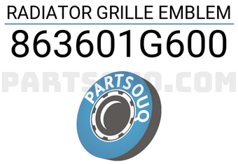 Mobis 863601G600 RADIATOR GRILLE EMBLEM