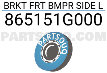 Mobis 865151G000 BRKT FRT BMPR SIDE L