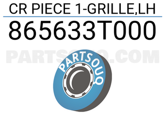 Mobis 865633T000 CR PIECE 1-GRILLE,LH