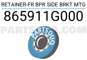 Mobis 865911G000 RETAINER-FR BPR SIDE BRKT MTG