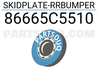 Mobis 86665C5510 SKIDPLATE-RRBUMPER