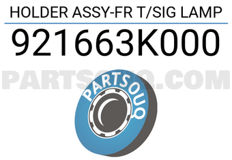 Mobis 921663K000 HOLDER ASSY-FR T/SIG LAMP