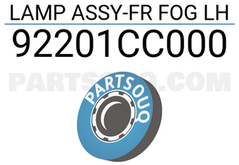 Mobis 92201CC000 LAMP ASSY-FR FOG LH