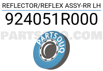 Mobis 924051R000 REFLECTOR/REFLEX ASSY-RR LH