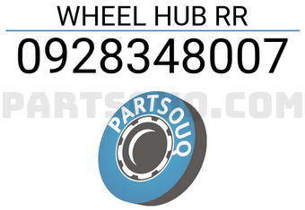 Musashi 0928348007 WHEEL HUB RR