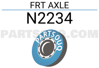 Musashi N2234 FRT AXLE