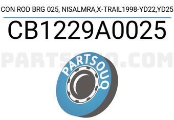 NDC CB1229A0025 CON ROD BRG 025, NISALMRA,X-TRAIL1998-YD22,YD25