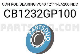 NDC CB1232GP100 CON ROD BEARING VQ40 12111-EA200 NDC