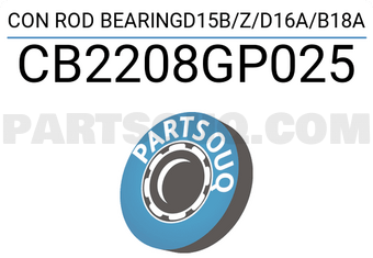 NDC CB2208GP025 CON ROD BEARINGD15B/Z/D16A/B18A