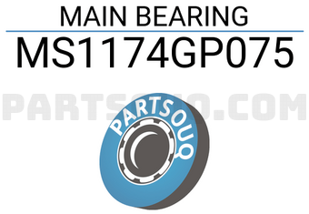 NDC MS1174GP075 MAIN BEARING