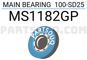 NDC MS1182GP MAIN BEARING 100-SD25
