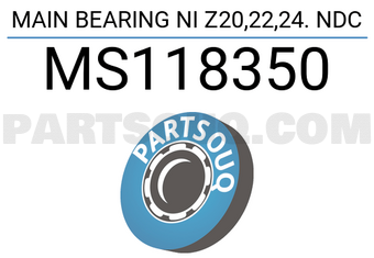 NDC MS118350 MAIN BEARING NI Z20,22,24. NDC