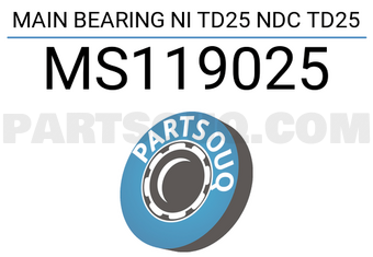 NDC MS119025 MAIN BEARING NI TD25 NDC TD25