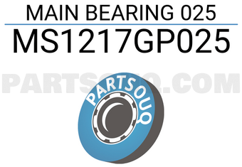 NDC MS1217GP025 MAIN BEARING 025