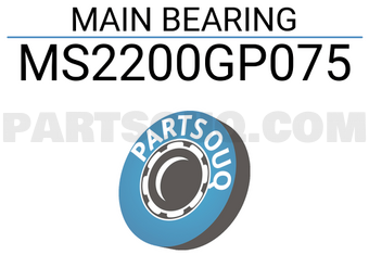 NDC MS2200GP075 MAIN BEARING