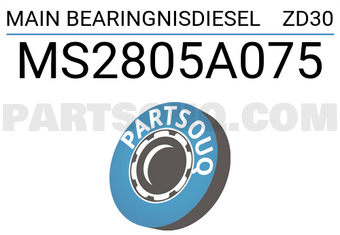 NDC MS2805A075 MAIN BEARINGNISDIESEL ZD30