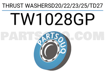 NDC TW1028GP THRUST WASHERSD20/22/23/25/TD27