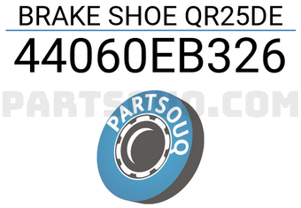 NIBK 44060EB326 BRAKE SHOE QR25DE