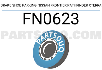 NIBK FN0623 BRAKE SHOE PARKING NISSAN FRONTIER PATHFINDER XTERRA
