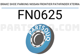NIBK FN0625 BRAKE SHOE PARKING NISSAN FRONTIER PATHFINDER XTERRA