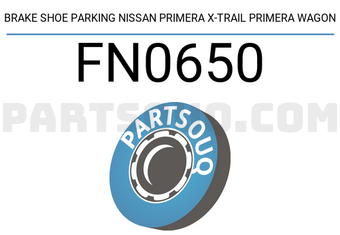 NIBK FN0650 BRAKE SHOE PARKING NISSAN PRIMERA X-TRAIL PRIMERA WAGON