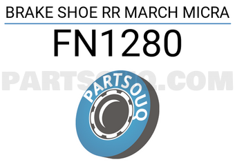 NIBK FN1280 BRAKE SHOE RR MARCH MICRA