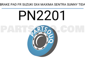 NIBK PN2201 BRAKE PAD FR SUZUKI SX4 MAXIMA SENTRA SUNNY TIDA