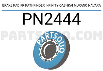 NIBK PN2444 BRAKE PAD FR PATHFINDER INFINITY QASHKAI MURANO NAVARA