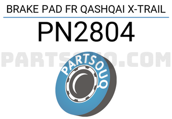 NIBK PN2804 BRAKE PAD FR QASHQAI X-TRAIL