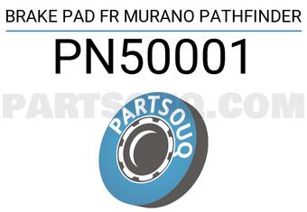 NIBK PN50001 BRAKE PAD FR MURANO PATHFINDER