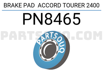 NIBK PN8465 BRAKE PAD ACCORD TOURER 2400