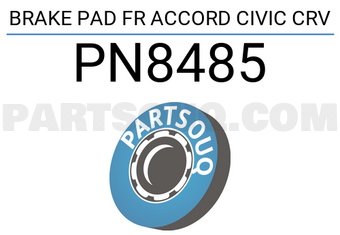 NIBK PN8485 BRAKE PAD FR ACCORD CIVIC CRV
