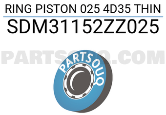 NPR SDM31152ZZ025 RING PISTON 025 4D35 THIN