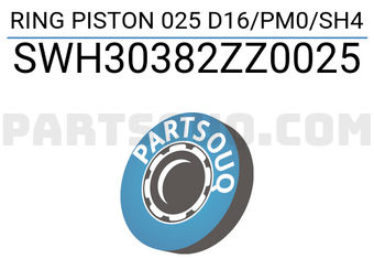 NPR SWH30382ZZ0025 RING PISTON 025 D16/PM0/SH4