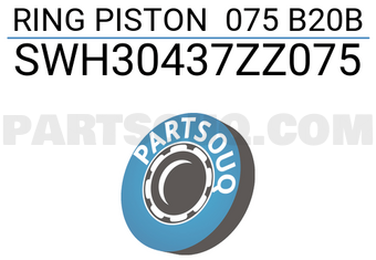 NPR SWH30437ZZ075 RING PISTON 075 B20B